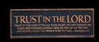 Handmade Trust In The Lord Plaque Mold For Resin