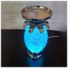 Bath  body Works Pineapple Light Up Water Globe 3 Wick Candle Holder Pedestal
