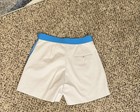 Adidas Blue Version Women   s Tailored Pleated Shorts M Off White Blue Accents