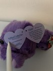 Swibco Puffkins Violet Bear Plush Lot 2 Style 6659 Nwt 1998 Keychain
