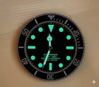 Wall Clock Submarine 10  W luminescent Glow In The Dark- Gift For Him her