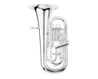 Coolwind Ceu-200s Abs Plastic Euphonium bb  3 1 Piston  Silver  W bag mouthpiece