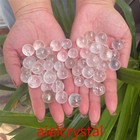 100pcs 100  Natural Clear Quartz Stone Sphere Crystal Ball Healing Reiki