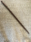 Antique Vintage Oak Cane Walking Stick With Hidden Snuff Compartment