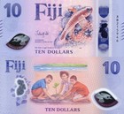 Fiji 10 Dollars Nd 2026 P New Design Polymer Unc 1 2 Bundle Lot 50 Pcs