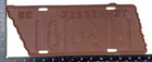 Vintage 1936 Tennessee Auto License Plate 116-481 Reconditioned Garage Pub Decor