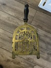 Antique Brass   Iron Hearth Fireplace Trivet  Footman