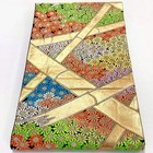 6975  Japanese Vintage Fukuro Obi Belt Kimono Fabric Silk Traditional