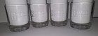 Lot Of 4 Ketel One Vodka Rocks Glasses Embossed Logo 325 Years 1691 Pre-owned