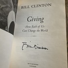 Giving By Bill  Clinton  Signed By The President
