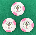 Circus Circus  1 Poker Chips Las Vegas Nevada Casino Gambling Token - Lot Of 3