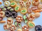 15pcs Set Dollhouse Miniature Hand Painted Resin Bakery 1 6 Bread Roll