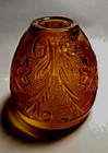 1  Indiana Tiara Sandwich Fairy Lamp Or Hurricane Lamp  top Only  Amber  2avail 