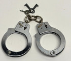 Vintage Japanese Handcuffs With Key     Showa Era Metal Collectible   Keys Work