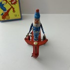 Vintage Tin Wind Up Clown Riding Toy Scooter With Box China Works