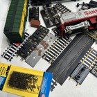 Mixed Brand Ho Scale Model Train Lot Locomotive Transformer Track Cars Parts