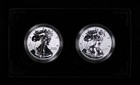 U s  Mint American Eagle 2021 One Ounce Silver Reverse Proof Two-coin Set  b1134