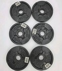 Gold s Gym Vintage 2 5 Lb  Standard 1    Weight Plates 6x2 5 Total 15 Lbs