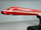 Md-80 Twa Trans World Model Desktop Airplane Damage Read    