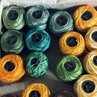 Vtg Dmc Cotton Perle Thread 28 Ball Lot Assorted Colors Needlepoint Embroidery