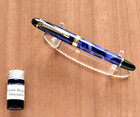 Neptune Blue Jinhao Elite X450 Luxury Fountain Pen   W  Gold Plated Nib   Ink