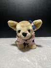 Animal Alley Dog Plush Brown Chihuahua Puppy Bow Jacket Toys R Us 2009 Pet Lovey