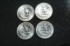 Uncirculated 1942-d  46-s  47-s  55-d Silver Washington Quarters