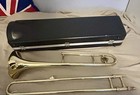 Etude Etb-100 8  Brass Student Lacquered Trombone Includes  Case   Mouthpiece