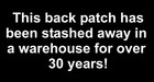 Whitesnake Back Patch - Vintage 80 s - Slide It In - David Coverdale - Live
