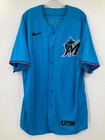 Aneurys Zabala  36 Miami Marlins Nike Game Used Jersey Spring Training Size  48
