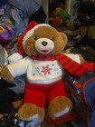 2017 Dan Dee 20  Plush Stuffed Animal Brown Snowflake Teddy Bear W  Scarf   Hat