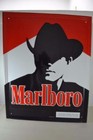 Marlboro Man Cowboy Metal Sign 1992 Phillip Morris Cowboy Sign  Brand New In Box