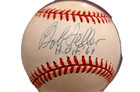 Bob Feller Autographed Signed Baseball Hof  62 Bobby Brown Al Pres    53 Topps C
