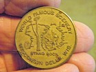 Wisconsin Dells Good Luck Coin token Boat Trips And Stand Rock Vintage Souvenir