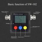 Surecom Sw-102 N Type 125-525mhz Digital Vhf Uhf Swr And Power Meter   4 Adapter