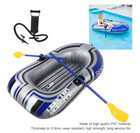Inflatable Boat Canoe Kayak Set W air Pump And Oars For Fishing Sailing Rafting