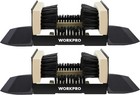 Workpro 2pc Boot Brush Scraper Shoe Cleaner Brush Heavy Duty Boot Cleaning Brush