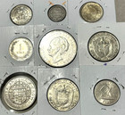 World Silver Coin Lot  25  All Diff Types  Many Countries  Values  Grades  Etc  