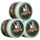 Matte Shine-free Formula 4 Oz  3 Pack - Medium Hold Hair Pomade For Men - Low   