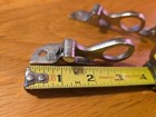 Antique  Vintage Ice Box Keeper Latch Polished Brass Part Hardware  Right   Side