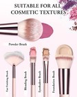 Makeup Brushes With Case  20pcs Travel Makeup Brush Set  Foundation Concealer Bl