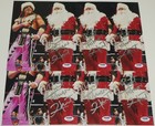 Bret Hart Signed Wwe 8x10 Photo Psa dna Coa Autograph Christmas Picture W  Santa