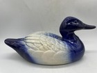 Rare Staffordsmire Flow Blue Duck Victoria Crest Excellent