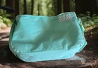 Whole Foods Big Insulated Shopping Tote Mint Green Rare Find  Handle Torn W Age