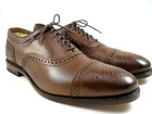 Allen Edmonds  strand   Leather Cap-toe Oxfords 11 5 D Mahogany Usa  753n 