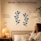 2 Set Metal Tree Leaf Wall Art For Home Decor Living Room Bedroom Dining Room   