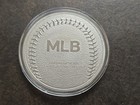 Mlb Major League Baseball Logo 1 Oz  999 Silver Round Coin In Capsule