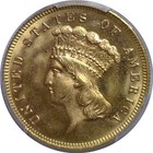 1884  3 Princess Pcgs Ms-66