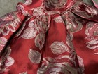 Childrens Place Baby Girl Holiday Party Dress 3-6 Months Red And Gold Metallic