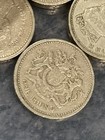 Uk Great Britain Coins    57 Pounds Worth Of Coins And Bills   e 